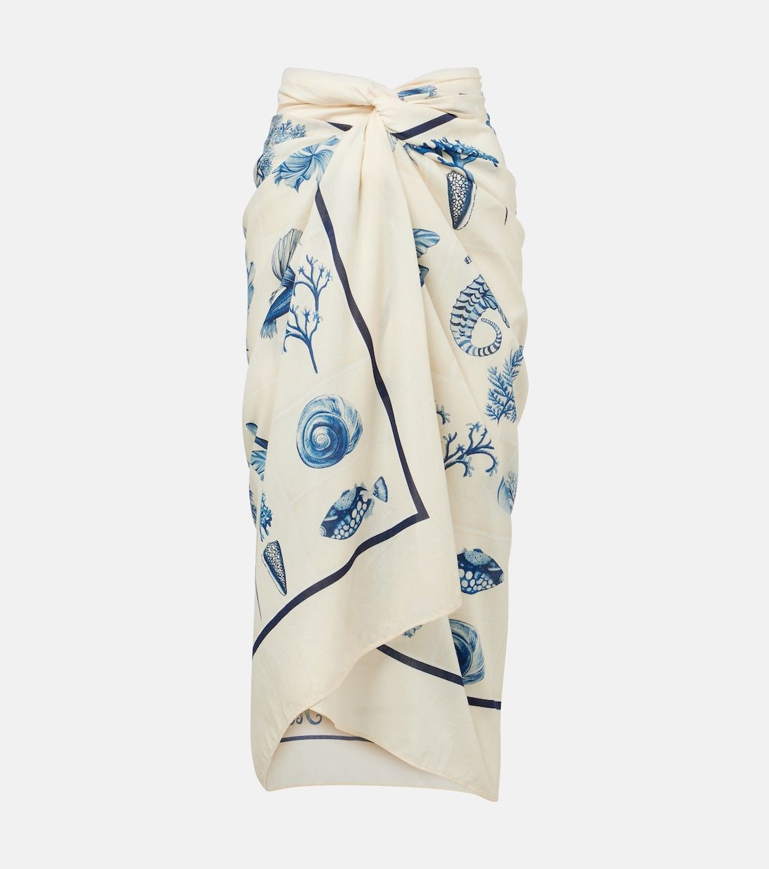Lavanda Cotton and Silk Beach Cover-Up