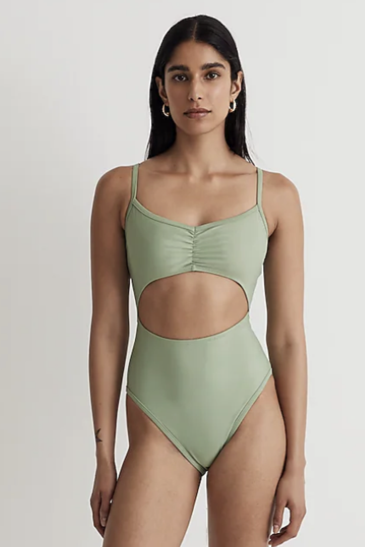 Cinched Cutout One-Piece Swimsuit