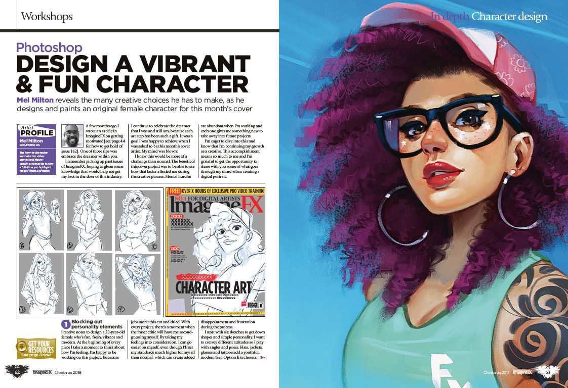 Develop your character design skills with ImagineFX Creative Bloq