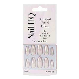 Nail HQ Almond Pearl Glaze Nails