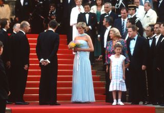 Princess Diana at Cannes in 1987