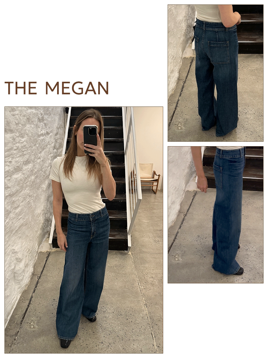Nikki tries on nili lotan jeans in the brand's tribeca nyc store