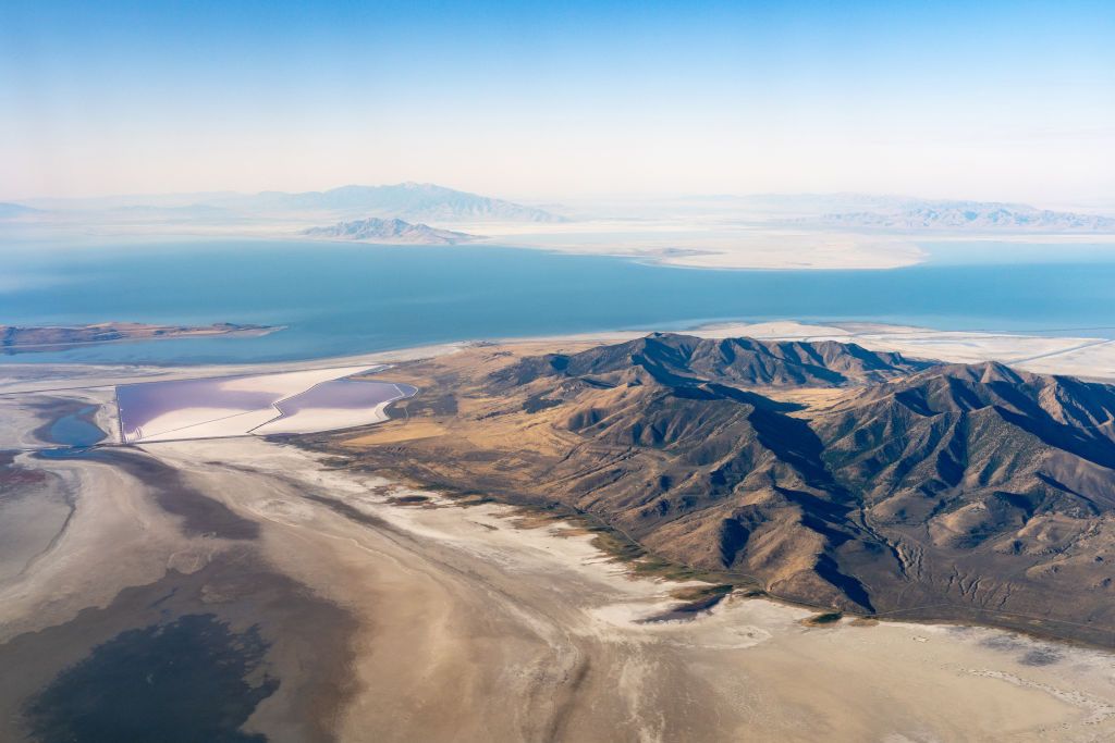 Great Salt Lake, Utah.