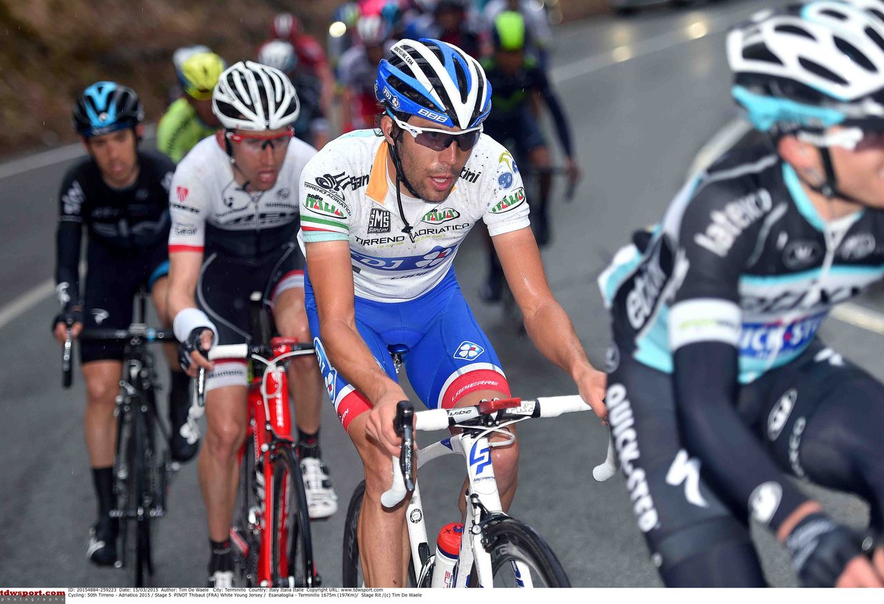 Thibaut Pinot (FDJ) leading the chase