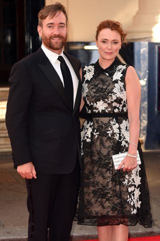 Keeley Hawes And Matthew Macfadyen At The BAFTAs 2014