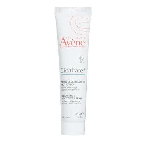Av&amp;egrave;ne Cicalfate+ Restorative Protective Cream, Face Moisturizer, Face Cream for Sensitive Skin, Helps Restore Skin Barrier, Restorative Cream, Safe for Infants, Children and Adults, 1.3 Fl Oz