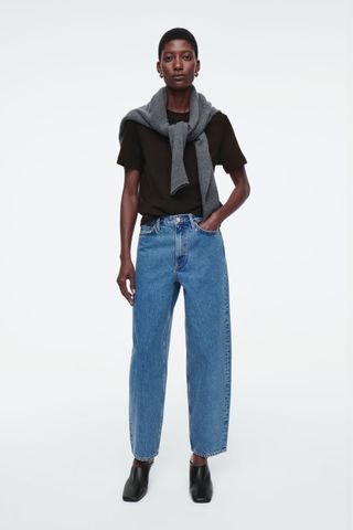 COS, Arch Tapered Jeans in Mid Blue