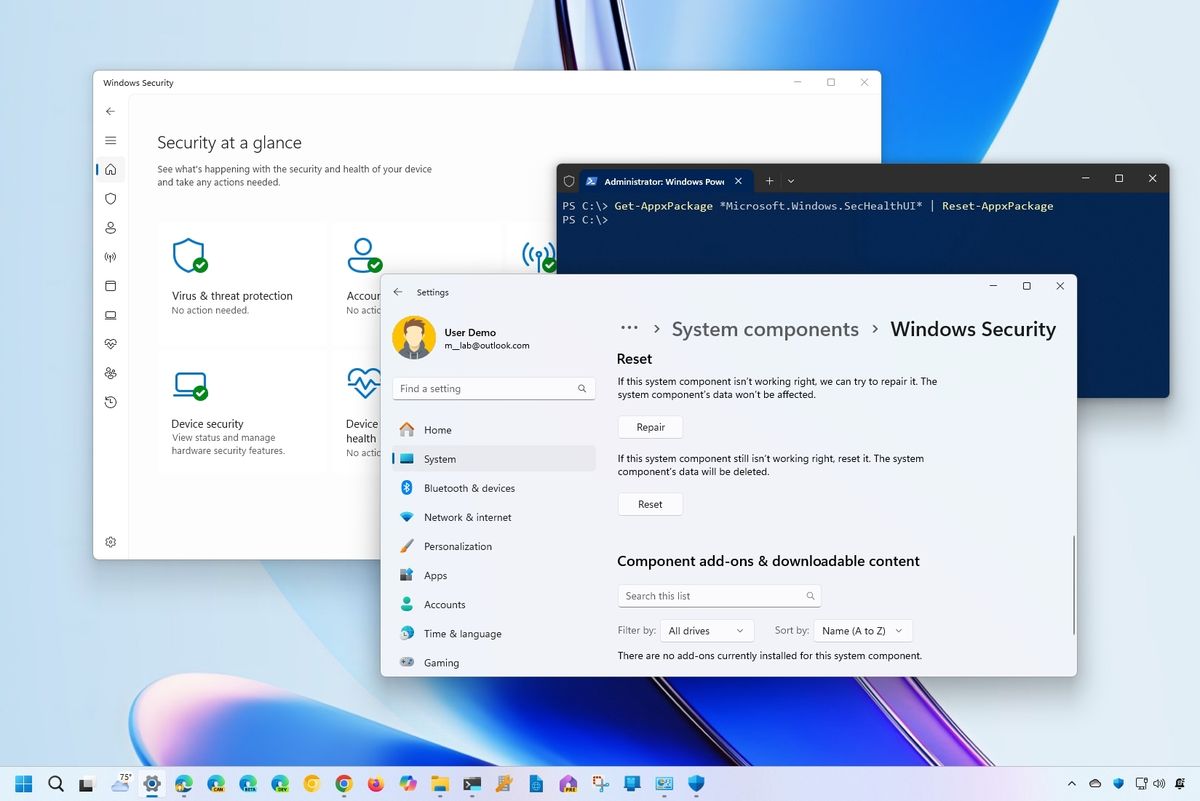 How to reset the Windows Security app to fix problems on Windows 11 and ...