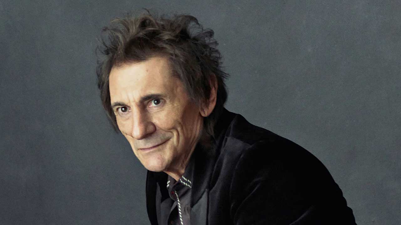 Ronnie Wood studio portrait