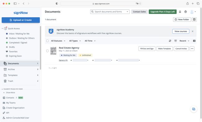 signNow review | TechRadar