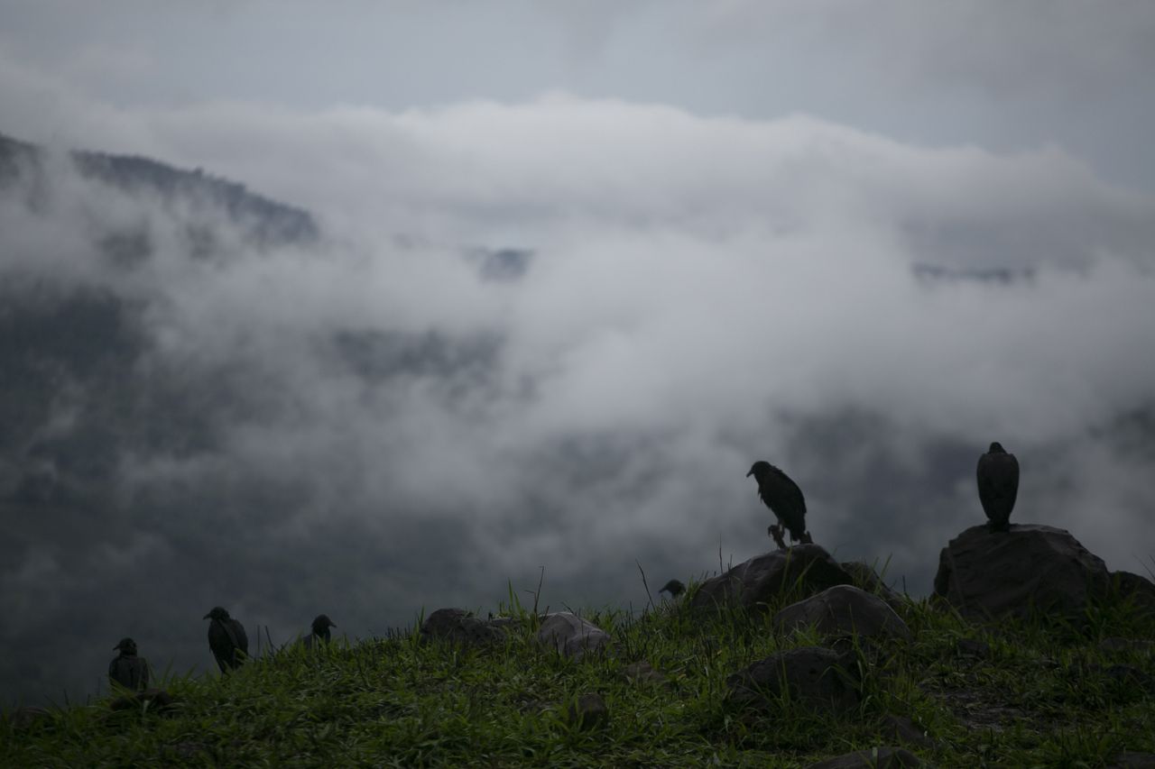 Rain clouds in Guatemala.