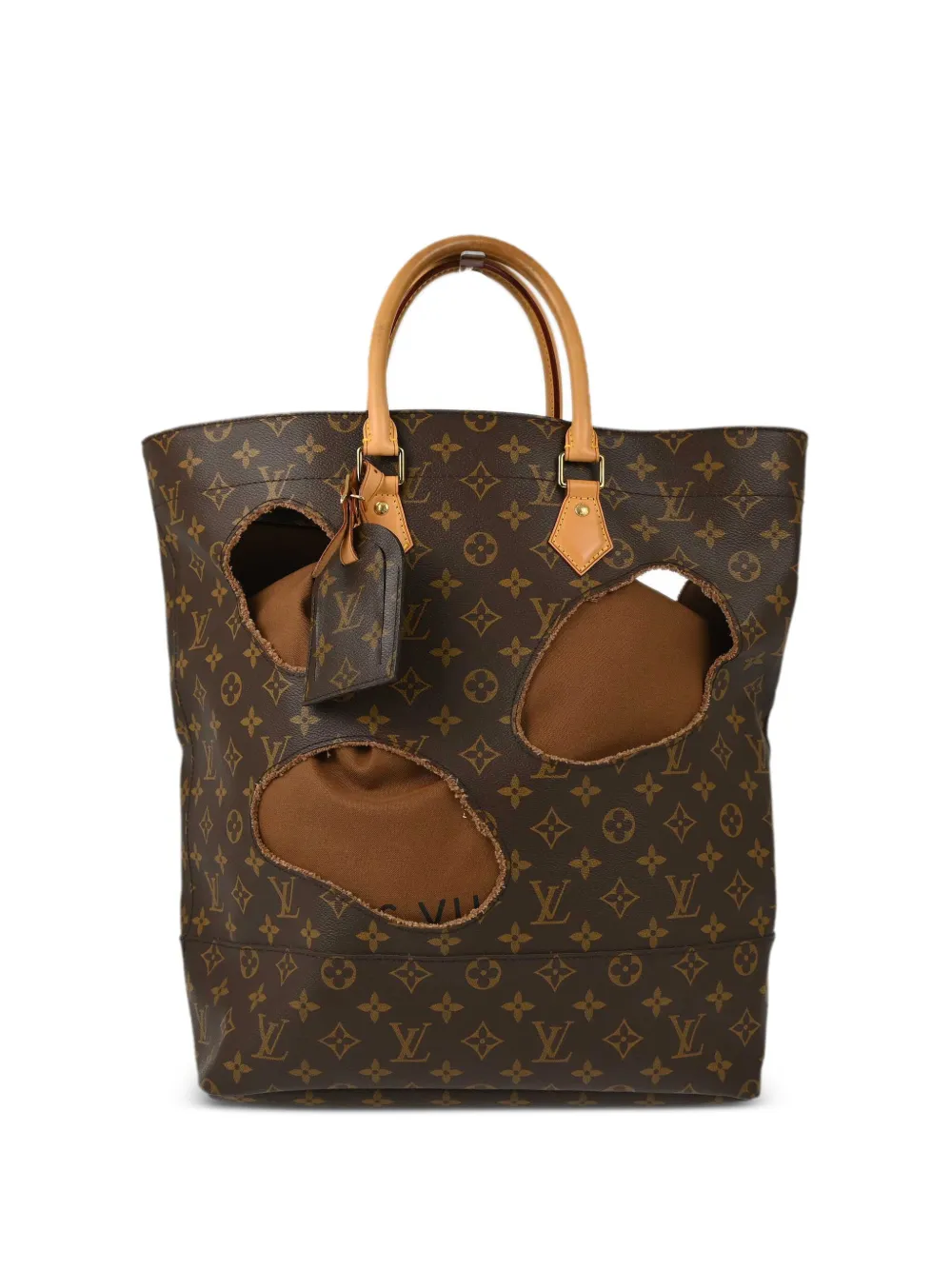 Louis Vuitton Pre-Owned X Comme Des Gar&amp;ccedil;ons 2014 With Holes Tote Bag | One Size