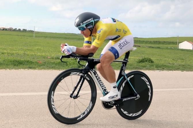 Michal Kwiatkowsi (Omega Pharma-QuickStep) scorches to victory at the Volta ao Algarve.