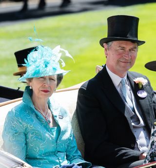 Princess Anne, Princess Royal and Sir Timothy Lawrence during Royal Ascot Day 3 at Ascot Racecourse on June 21, 2018 in Ascot, United Kingdom.