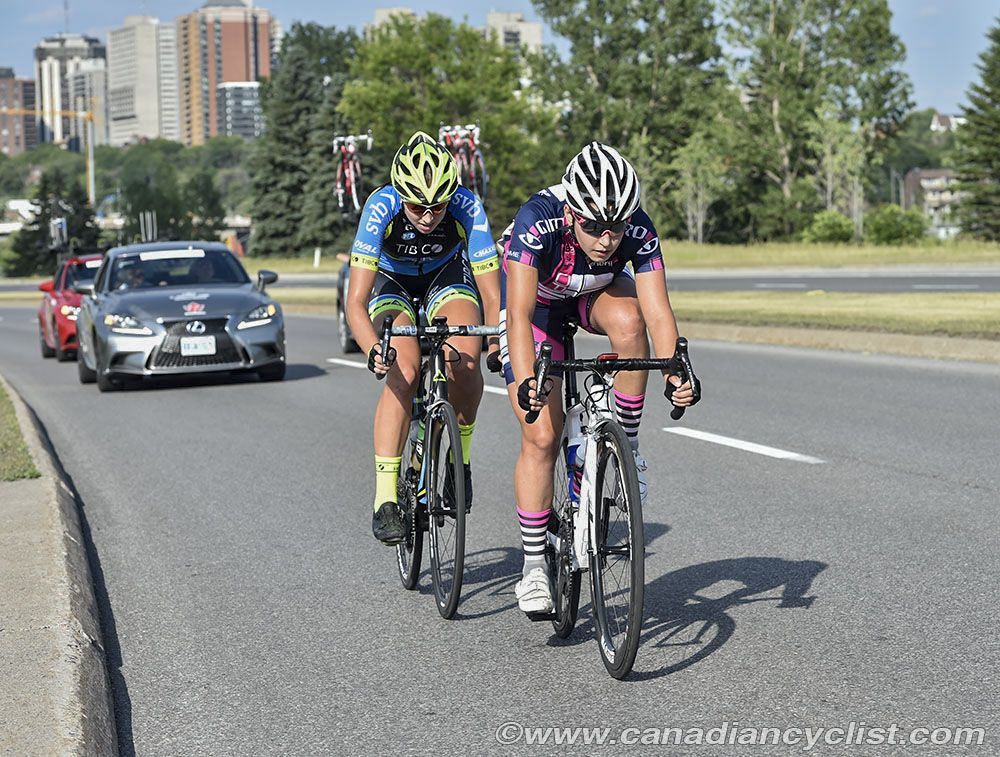 Annie Foreman-Mackey (The Cyclery-Opus) and Alizee Brien (Tibco-SVB)