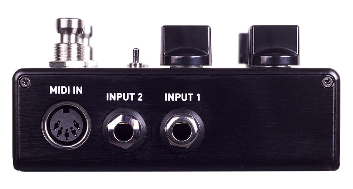 Source Audio dials up the ambience with the Encounter &ndash; six reverbs, six delays, one tricked-out pedal for &ldquo;deeply immersive soundscapes&rdquo; featuring MIDI I/O, full stereo operation, and a black enclosure with blue swirly graphic.