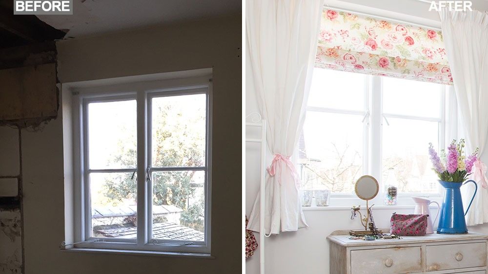 renovation of laundry room to guest room