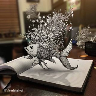 Doodle art: Visoth Kakvei