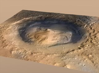 Gale is an expansive crater that measures about 96 miles (154 kilometers) across. Hundreds of exposed rock layers within Gale Crater form Mount Sharp, a mound as tall as the Rockies.