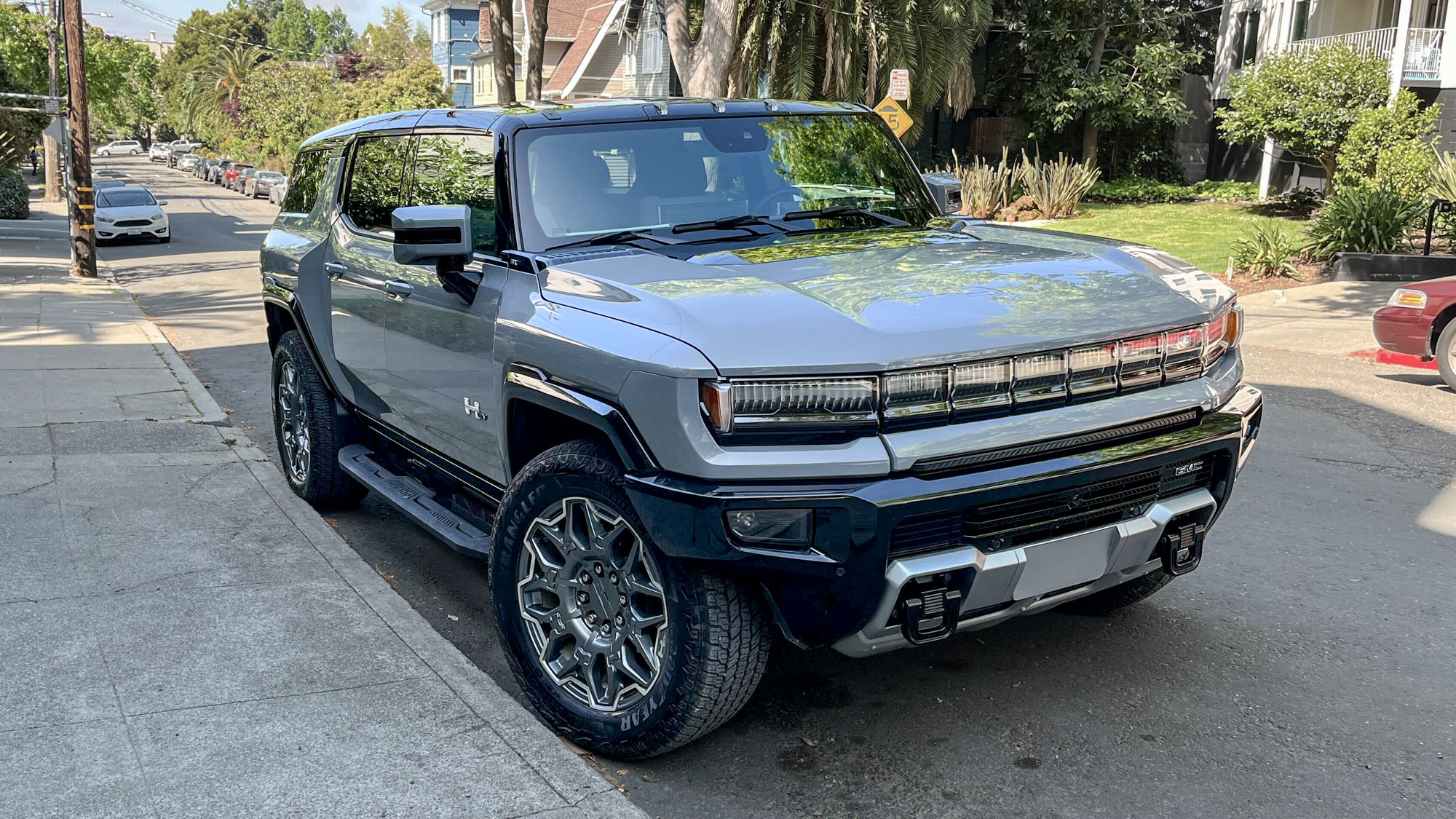 2025 GMC Hummer EV 3X SUV parked on the street