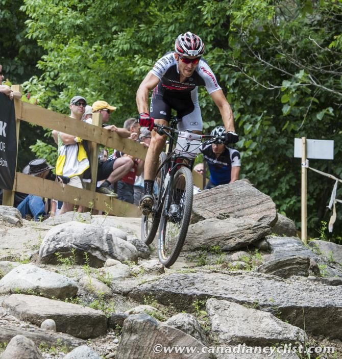 Evan Guthrie (Norco Factory Team) in the lead on Boneshaker