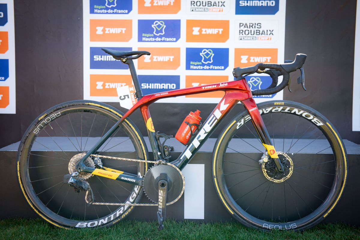 Elisa Longo Borghini's Paris-Roubaix winning Trek Domane
