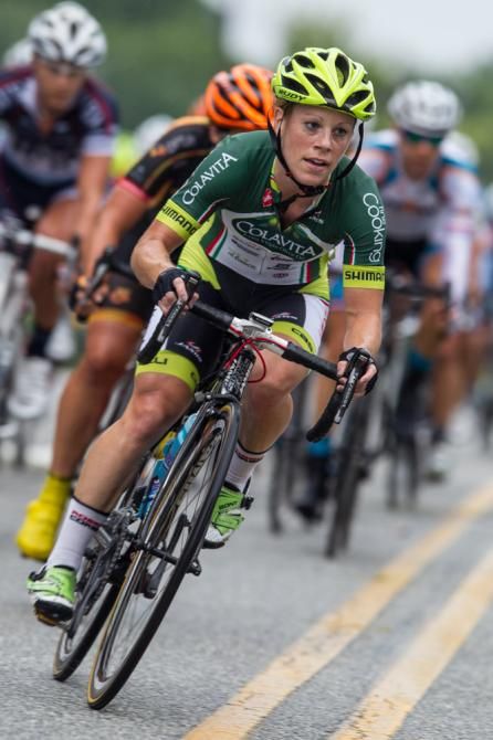 Mary Zider (Colavita) working on the front to chase.