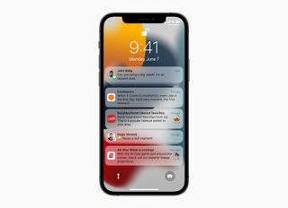 Apple Iphone12pro Ios15 Notifications Lockscreen