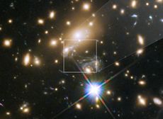 Icarus, which is located 9 billion light-years away, was visible only because of a technique called gravitational lensing.