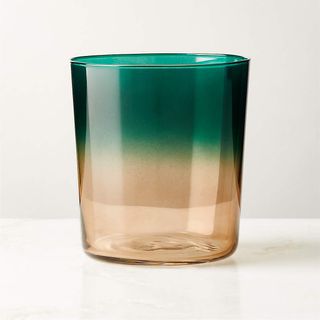 green ombre drinking glasses