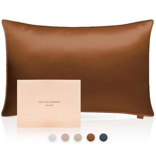 Grace & Company Silky Satin Pillowcase for Hair & Skin