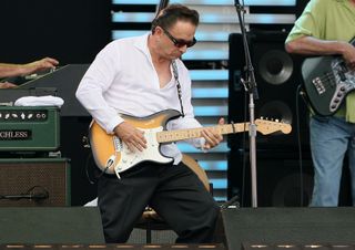 Jimmie Vaughan performs at the 2007 Crossroads Guitar Festival at Toyota Park in Bridgeview, Illinois