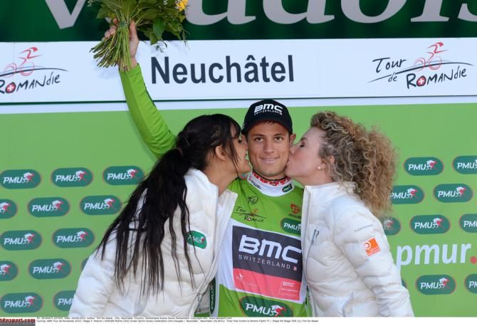 Martin Kohler (BMC) wins the green points jersey