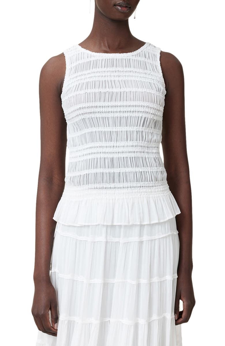 Marion Pleated Sleeveless Top