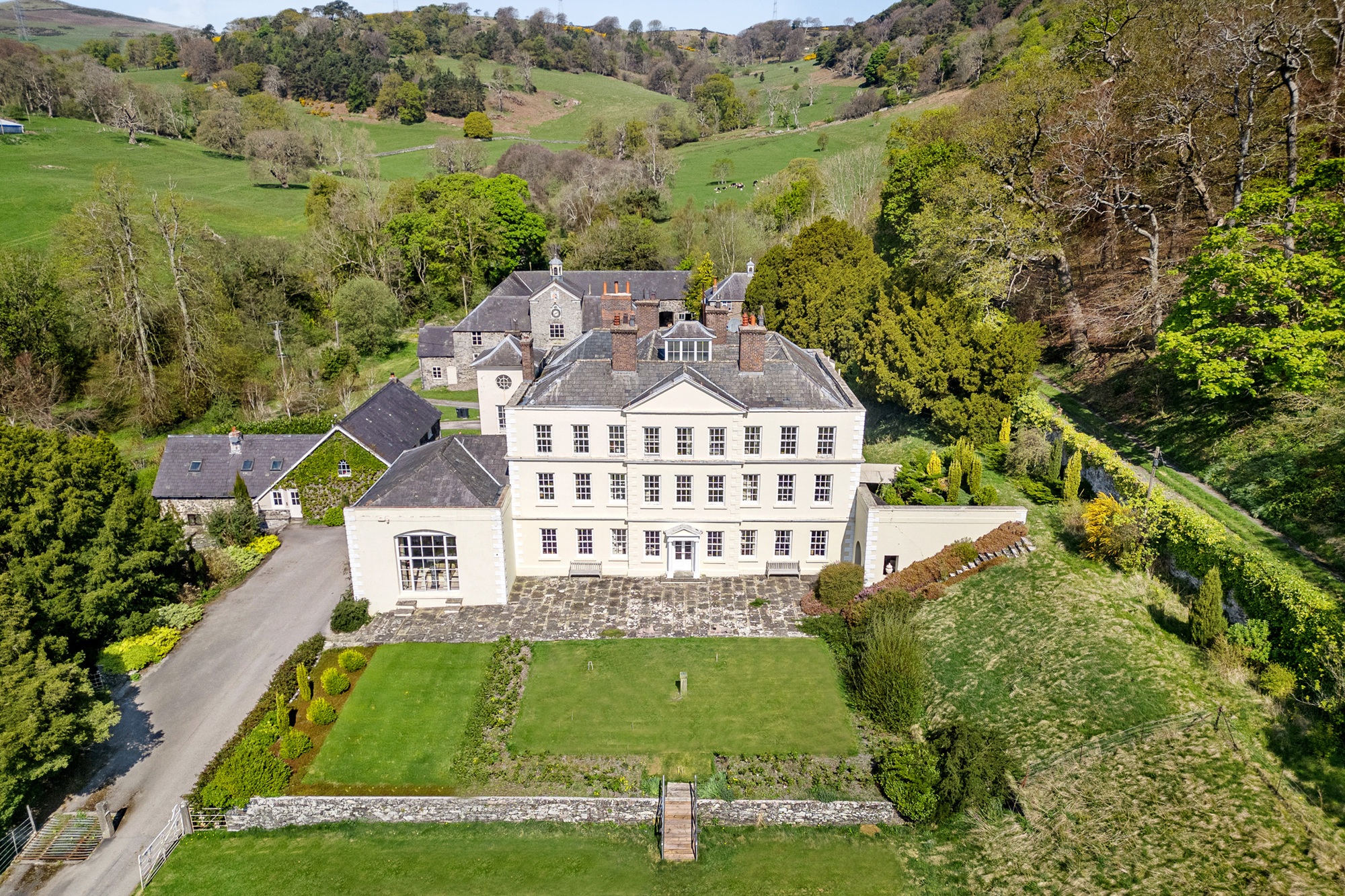 The historic Garthewin estate