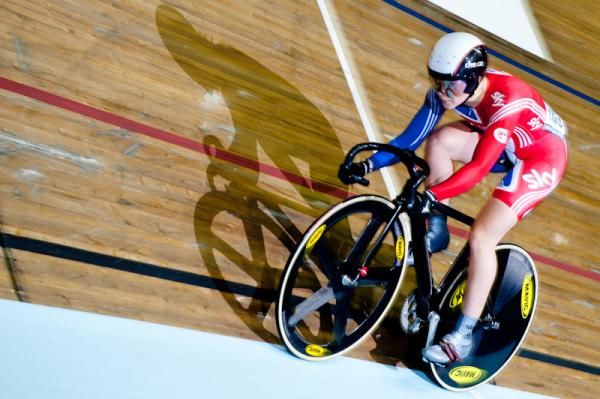Womens Sprint - Jessica Varnish takes to the boards