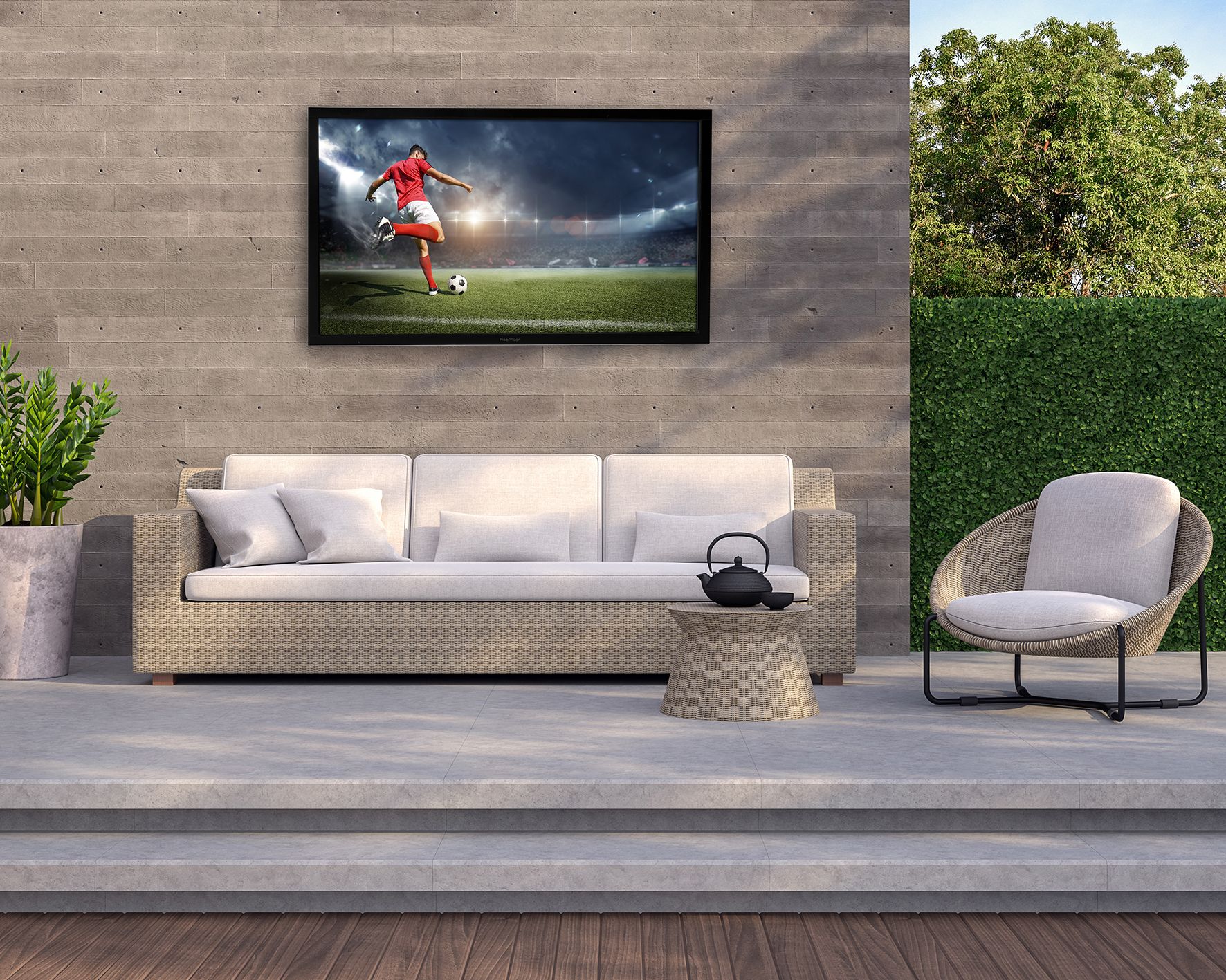 Garden TVs - how to choose the best outdoor TV | Livingetc