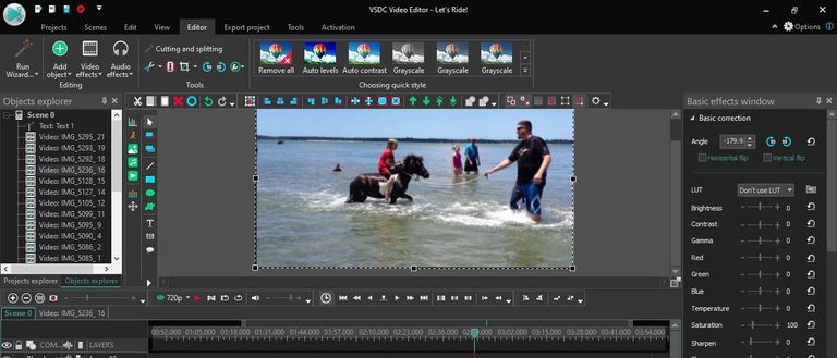 vsdc free video editor homepage