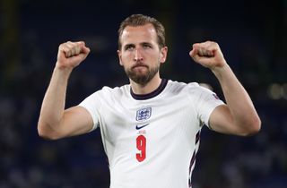 Two goals from Harry Kane helped England into the last four
