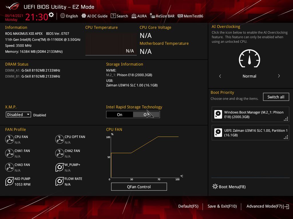 Asus ROG Maximus XIII Apex