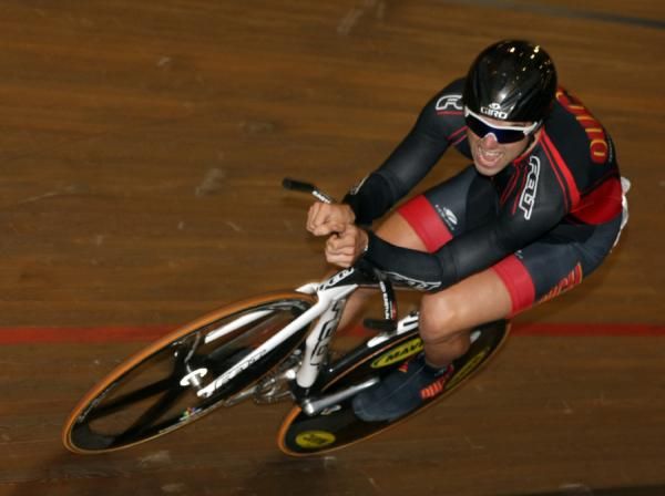 Austin Carroll took third in the kilo