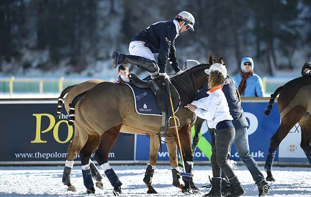A quick pony swap for Team Badrutt’s Palace Hotel …