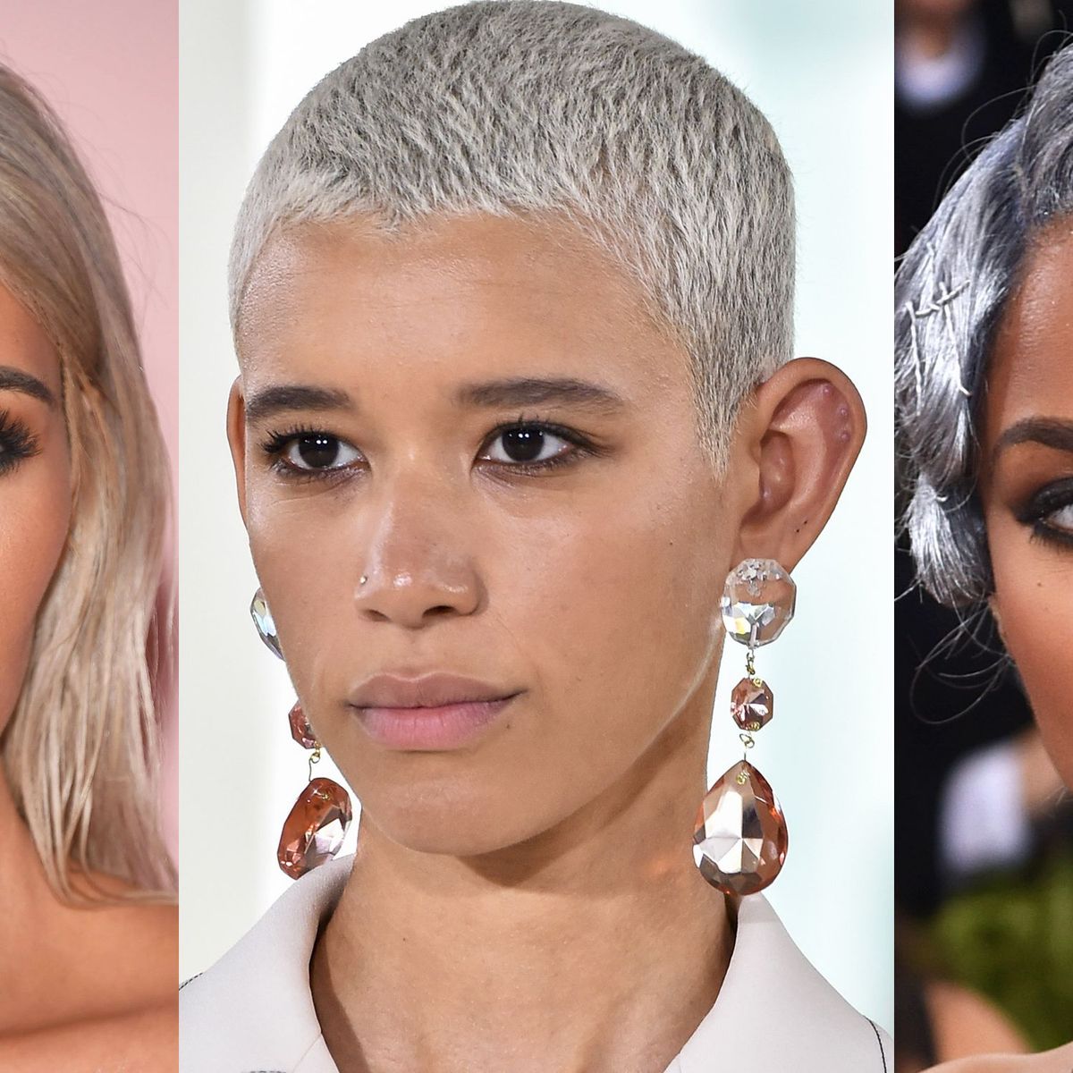 Silver Hair Idea Photos - Celebrities With Gray Hair | Marie Claire