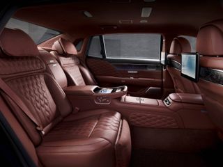 Genesis G90 interior back seat