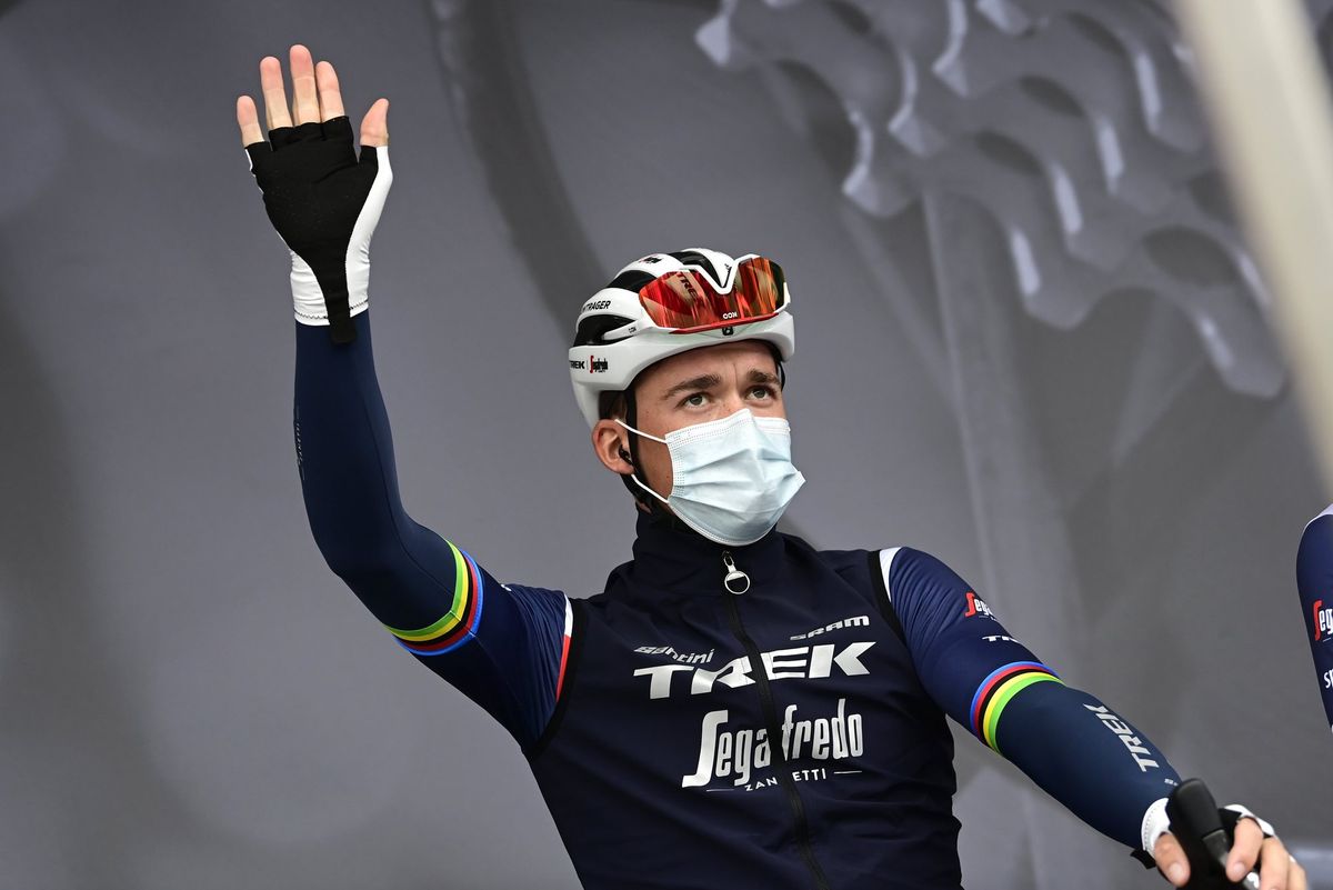 Liege Bastogne Liege 2020 106th Edition Liege Liege 257 km 04102020 Mads Pedersen DEN Trek Segafredo photo Peter De VoechtPNBettiniPhoto2020