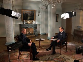Russian President Vladimir Putin is interviewed by ‘Fox News Sunday’ anchor Chris Wallace.