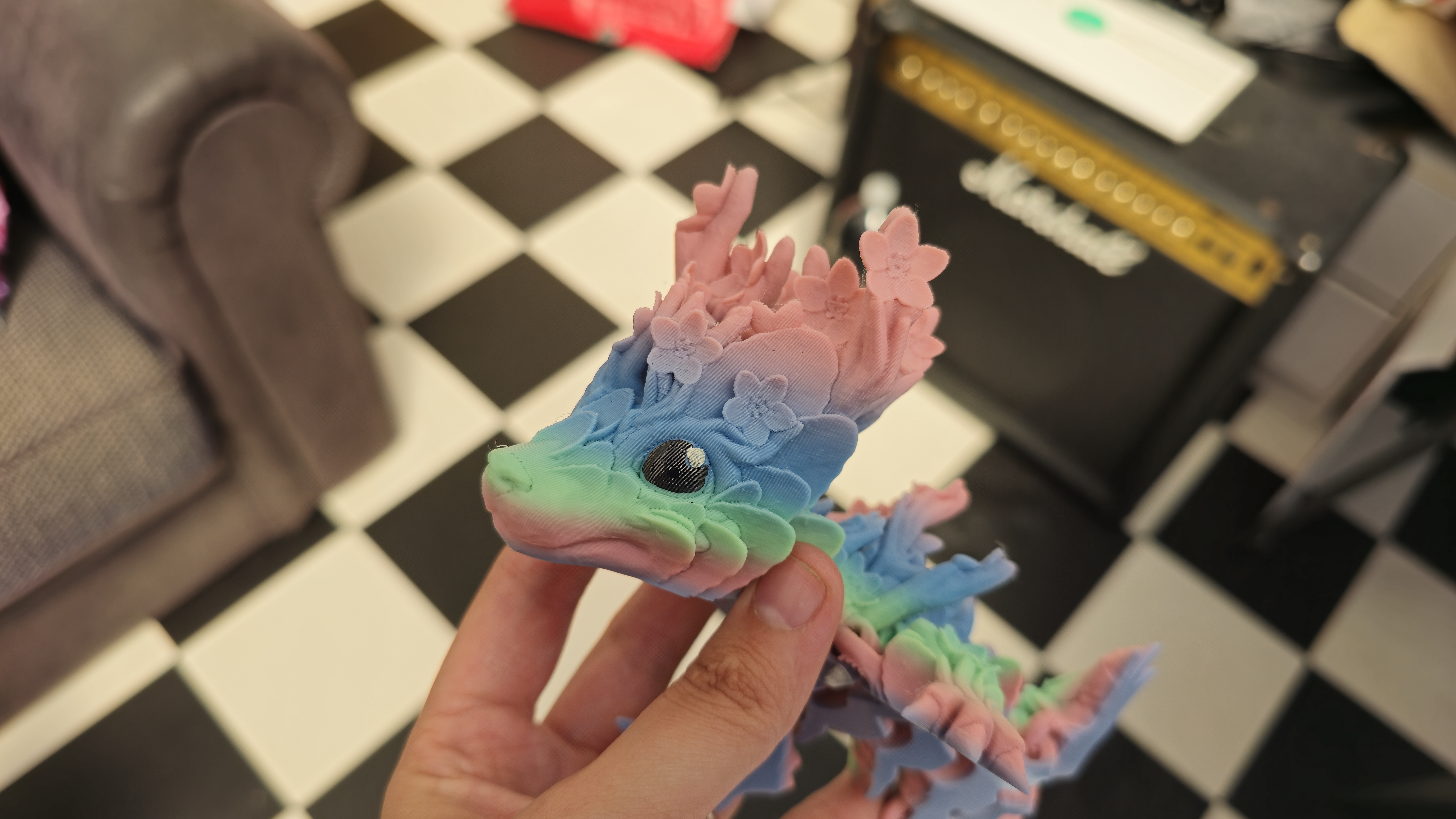 CinderWing 3D printed dragon