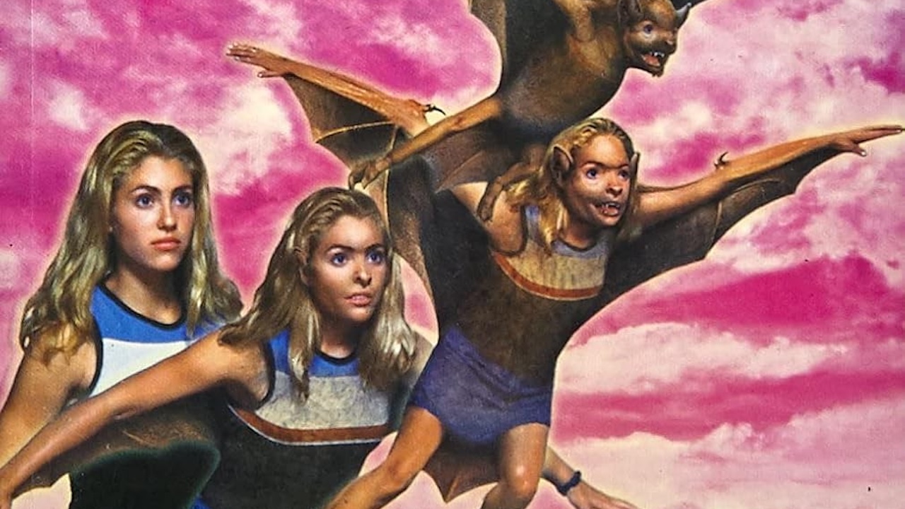 Cover of Animorphs #17 with Rachel turning into a bat
