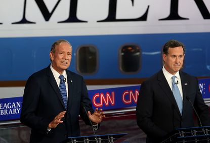 George Pataki and Rick Santorum.