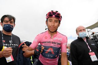 Egan Bernal after stage 20 of the Giro d'Italia 2021